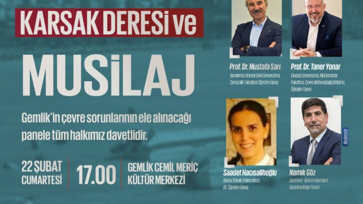 GEMLİK KENT KONSEYİNDEN ÇEVRE PANELİNE ÇAĞRI !!!