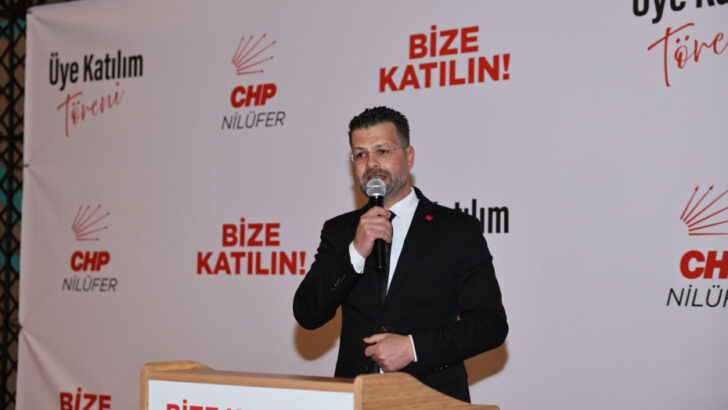 CHP Nilüfer’de Üye Katılım Töreni: 450 Yeni Üye Parti Saflarında