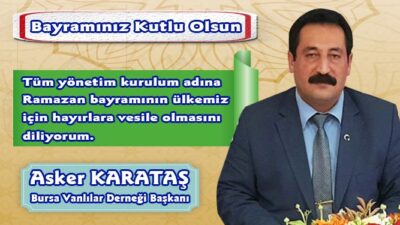 Vanlılardan Ramazan Bayramı Mesajı…