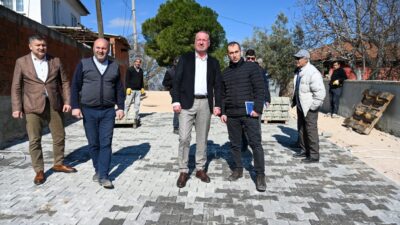 “Karacabey’de 18 kırsal mahalleye parke taşlı yol”