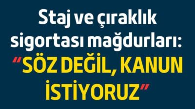 Çıraklık ve Staj Mağdurlarına Milli Görüşçülerden Tam Destek! Saadet Partisi Mağdurun Yanında!