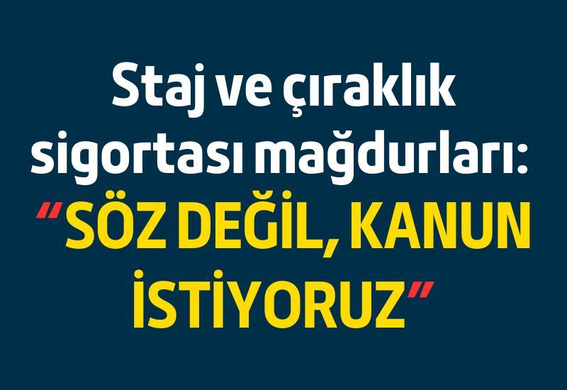 Çıraklık ve Staj Mağdurlarına Milli Görüşçülerden Tam Destek! Saadet Partisi Mağdurun Yanında!