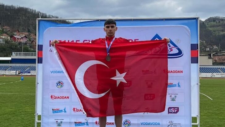 Osmangazili milli atletten dünya üçüncülüğü