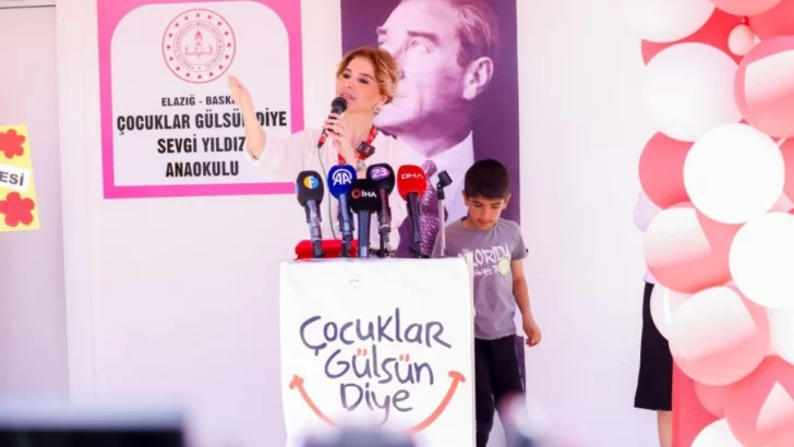 11 AFET BÖLGESİNDE 11 ANAOKULU AÇMA SÖZÜ VEREN GÜLBEN ERGEN 15 ANAOKULU AÇARAK PROJEYİ TAMAMLADI.