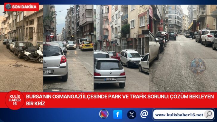 Bursa’nın Osmangazi İlçesinde Park ve Trafik Sorunu: Çözüm Bekleyen Bir Kriz