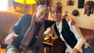 Ayça Varlıer 97 yaşına giren Haldun Dormen’in doğum gününü kutladı