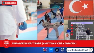 Bursa’daki Başarı Türkiye Şampiyonası İçin İlk Adım Oldu