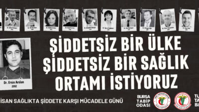 BİLİMSEL, DEMOKRATİK VE ŞİDDETSİZ BİR SAĞLIK ORTAMI İÇİN MÜCADELEYİ SÜRDÜRÜYORUZ!