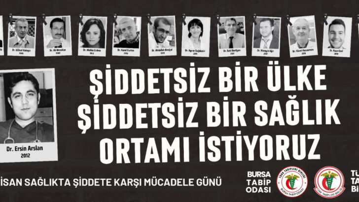 BİLİMSEL, DEMOKRATİK VE ŞİDDETSİZ BİR SAĞLIK ORTAMI İÇİN MÜCADELEYİ SÜRDÜRÜYORUZ!