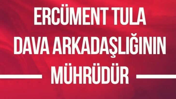 Ercüment Tula ismi her zaman takdirle konuşulan bir isimdir  Türk Dünyası benim kara sevdamdır…