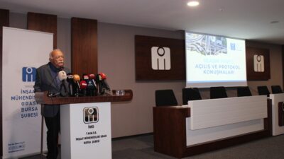 İMO Bursa Şube Yönetim Kurulu Başkanı Erdem:  “Bursa’nın Ulaşım Sorunlarının Çözümünde, Mühendisliğin Bilimsel Yaklaşımına İhtiyaç Vardır”