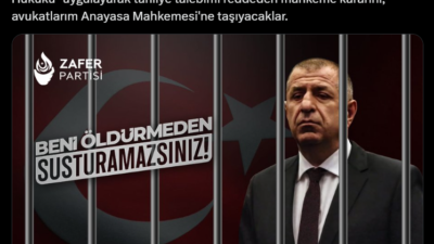 Sümeyra Uçar; Ümit Özdağ’a Düşman Ceza Hukuku Uygulanıyor
