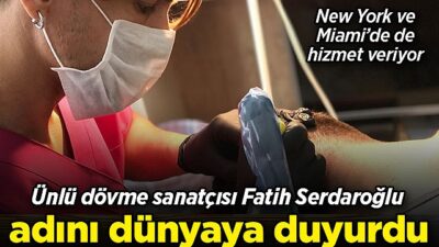 ÜNLÜ DÖVME SANATÇISI FATİH SERDAROĞLU, ADINI DÜNYAYA DUYURDU!  ÜNLÜ SANATÇILARA DA İŞLEM YAPIYOR     YARA İZLERİNİ DE KAPATIYOR     SAÇ PİGMENTASYONU NEDİR?
