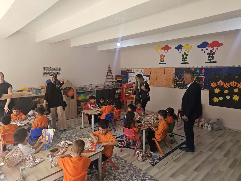 GERCÜŞ’TE ÇOCUKLARA SEVGİ DOLU YARDIM