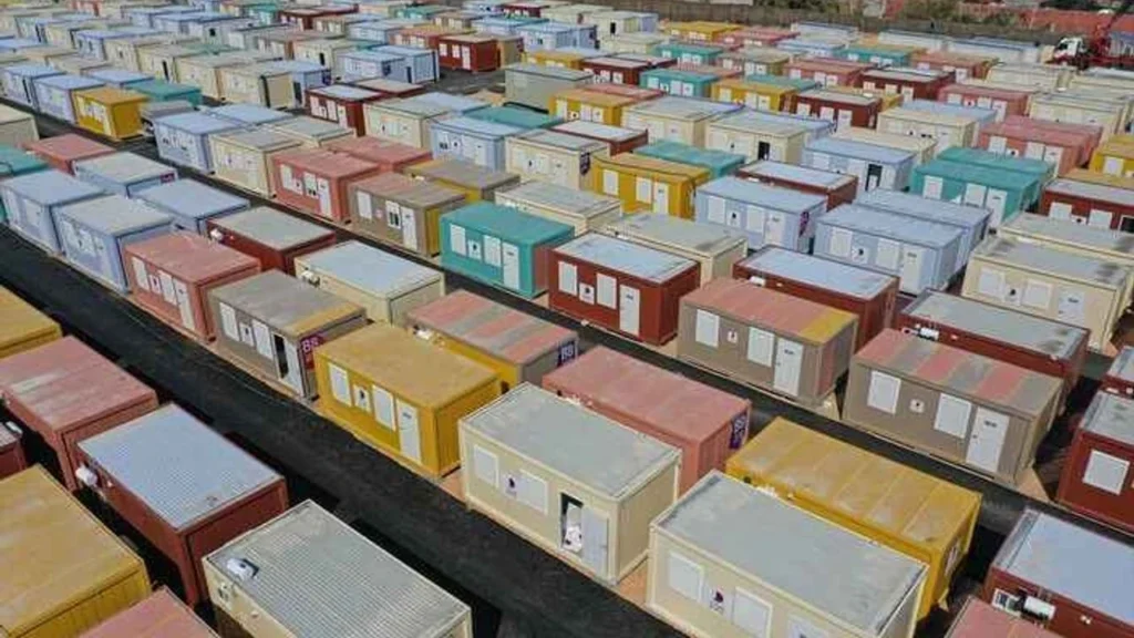 Filistin Konteyner Şehri Kurulumu Projesi: Kalıcı Çözüm için Adım Atılıyor