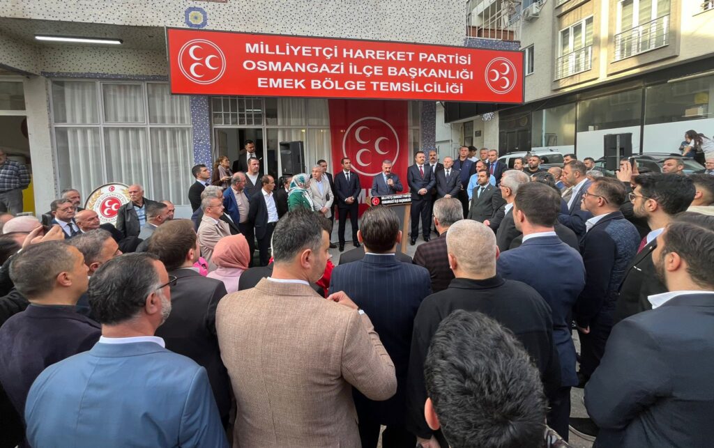 MHP Osmangazi Emek Bölge Temsilciliği Törenle Açıldı