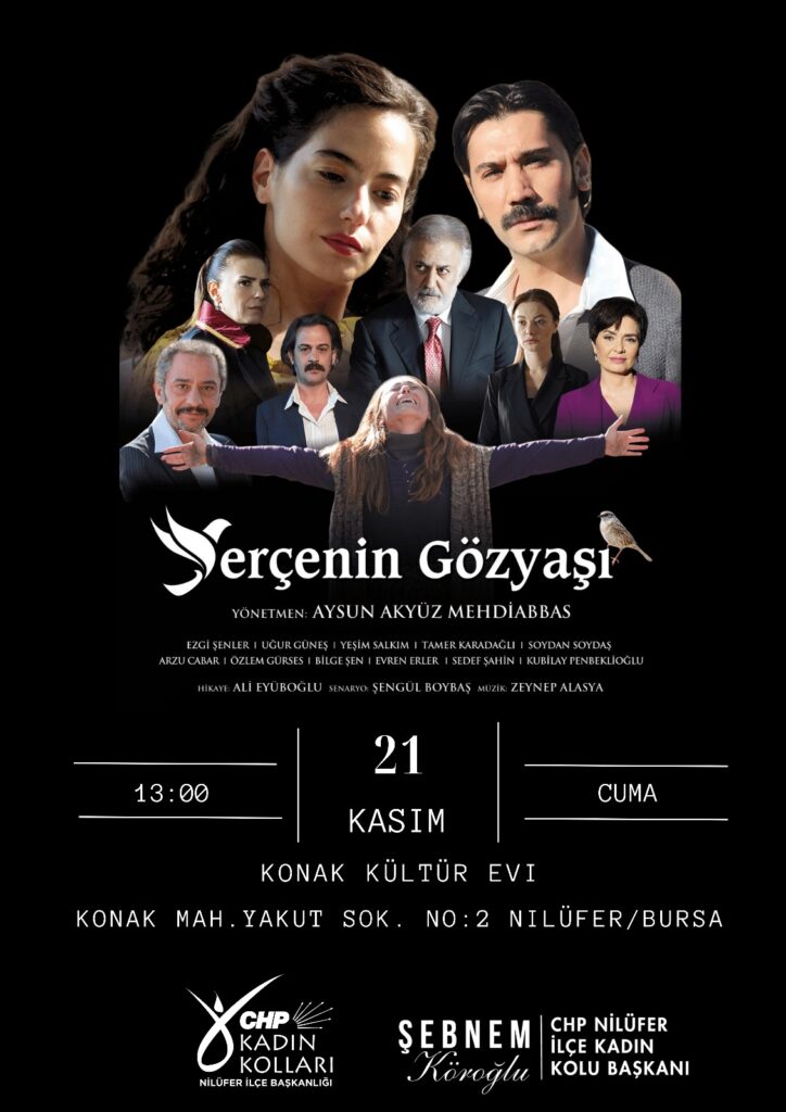 CHP Nilüfer’den Kadına Şiddete Karşı Anlamlı Etkinlik