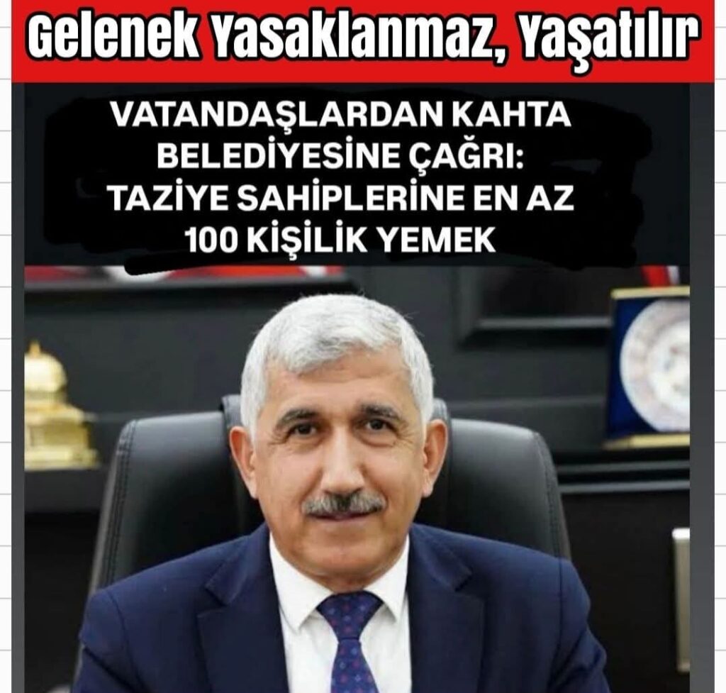 KAHTA BELEDİYE BAŞKANI HALKIN BÜYÜK TEPKİSİNİ ÇEKTİ