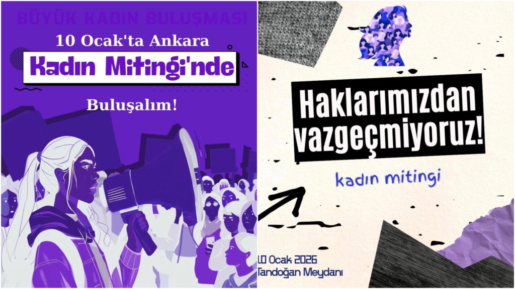 Kadın Mitingi İçin Çağrı: “Yaşam Hakkımıza, Kazanımlarımıza Sahip Çıkalım!”