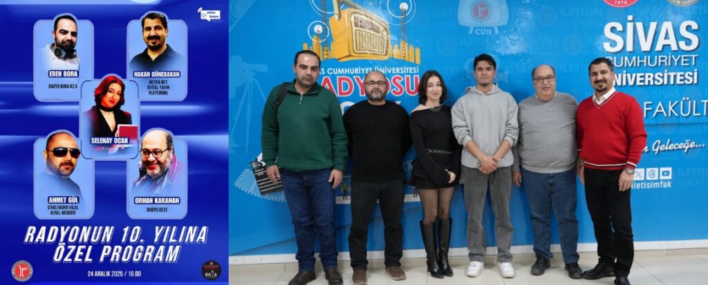 Radyocular CÜ Radyonun 10. Yılına Özel Yayına Konuk Oldular