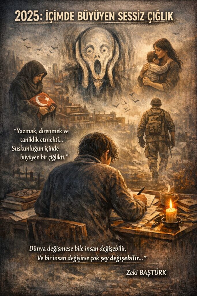 Zeki Baştürk’ten 2025’e Veda: “Kalemim Ağırlaştı, İçim Konuştu”