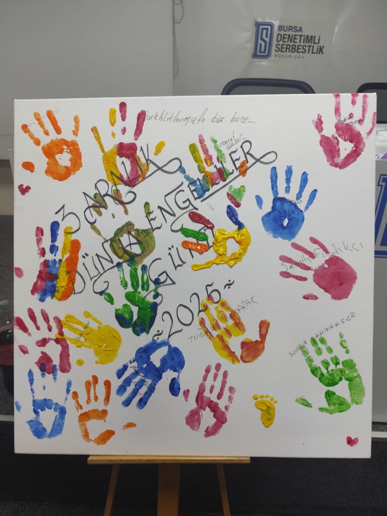 Bursa Denetimli Serbestlik Müdürlüğü’nden Anlamlı 3 Aralık Programı