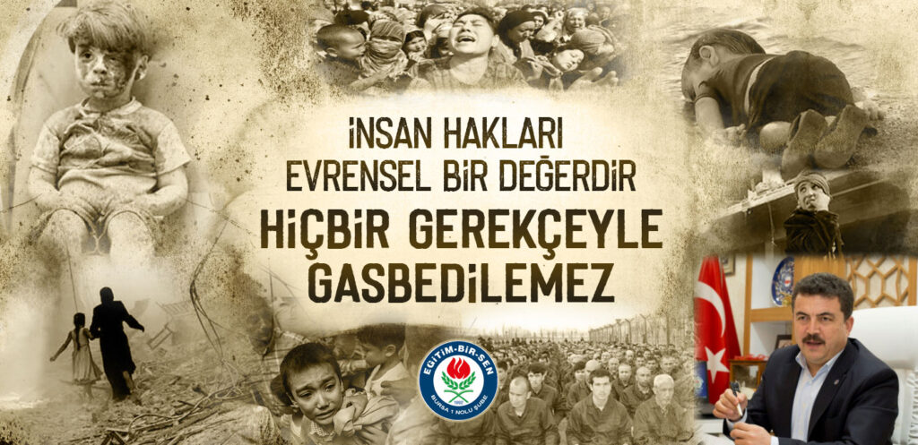 BAŞKAN RAMAZAN ACAR’DAN İNSAN HAKLARI GÜNÜ MESAJI