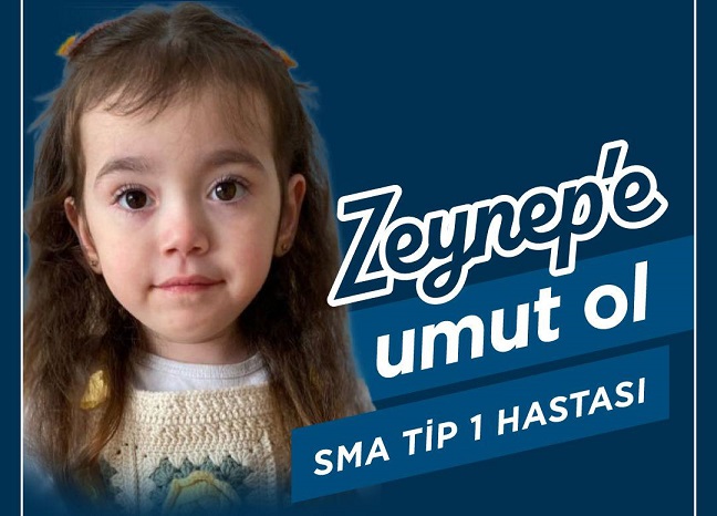 SMA TİP-1 HASTASI 4 YAŞINDAKİ ZEYNEP ÖZİNAL, ZAMANA KARŞI YAŞAM MÜCADELESİ VERİYOR