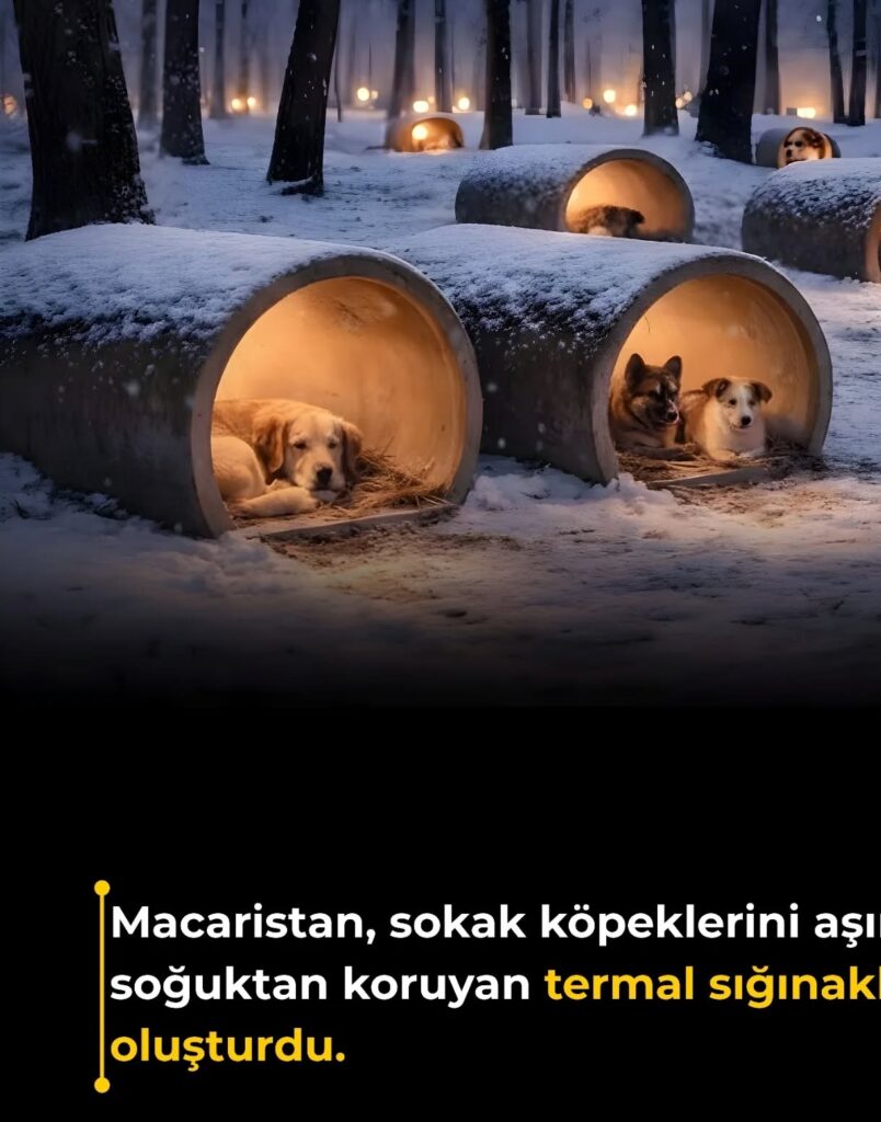 MACARİSTAN’DA YÜREK ISITAN GİRİŞİM: KIŞ ARTIK SOKAK KÖPEKLERİ İÇİN ÖLÜM ANLAMI TAŞIMIYOR