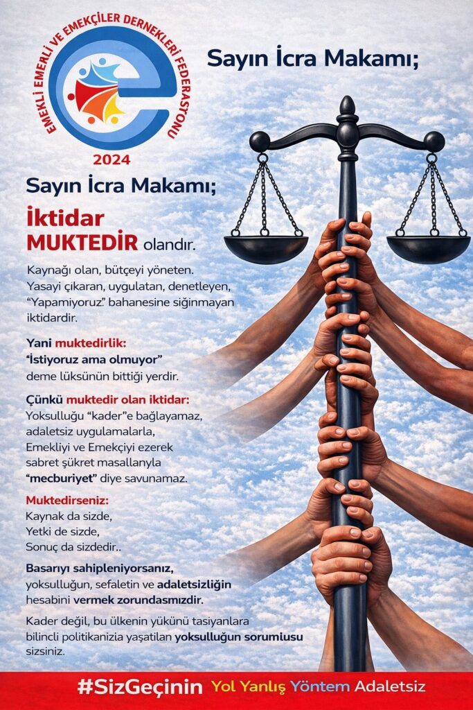 “Muktedirseniz Hesap Vermek Zorundasınız”