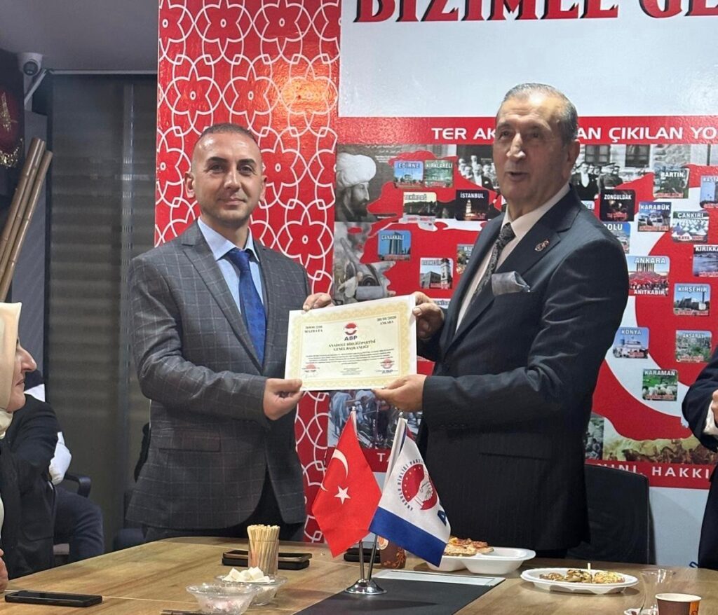 Recep Öztürk, Anadolu Birliği Partisi Antalya İl Başkanı Oldu
