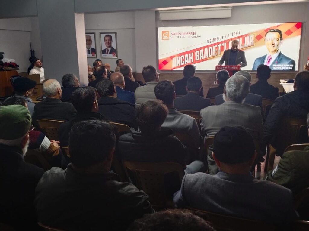 Gemlik’te Saadet Partisi İlçe Divan Toplantısı Yoğun Katılımla Gerçekleşti