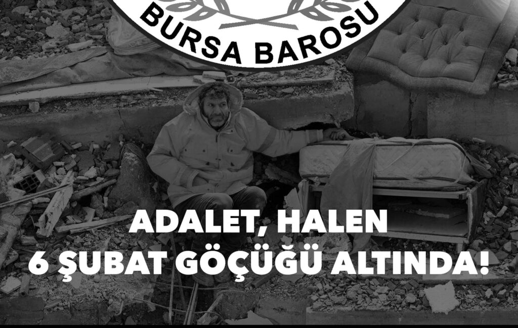 ADALET HALEN 6 ŞUBAT GÖÇÜĞÜ ALTINDA