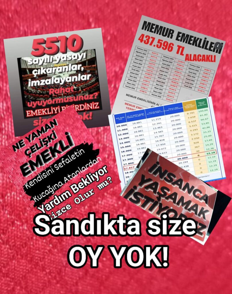 Emekli Neden ve Nasıl Bu Sefaletin İçine Sürüklendi?