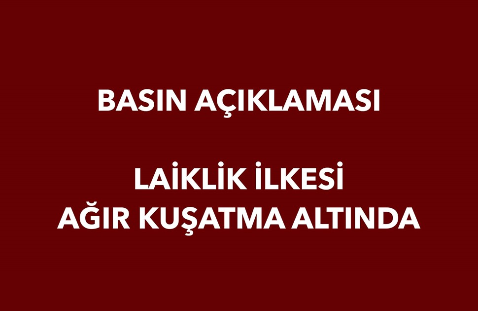 BURSA BAROSU: LAİKLİK İLKESİ AĞIR KUŞATMA ALTINDA