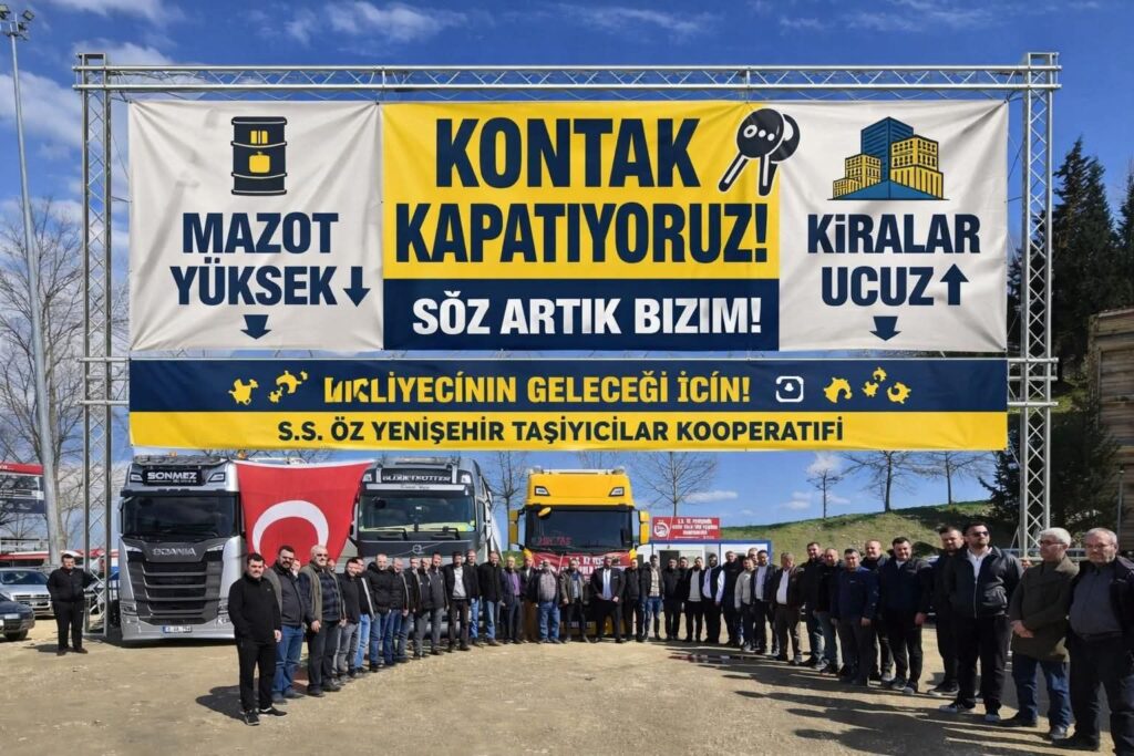 Mazot Zamları Taşımacılık Sektörünü Durdurdu: Yenişehir Taşıyıcılar Kooperatifi Kontak Kapatıyor