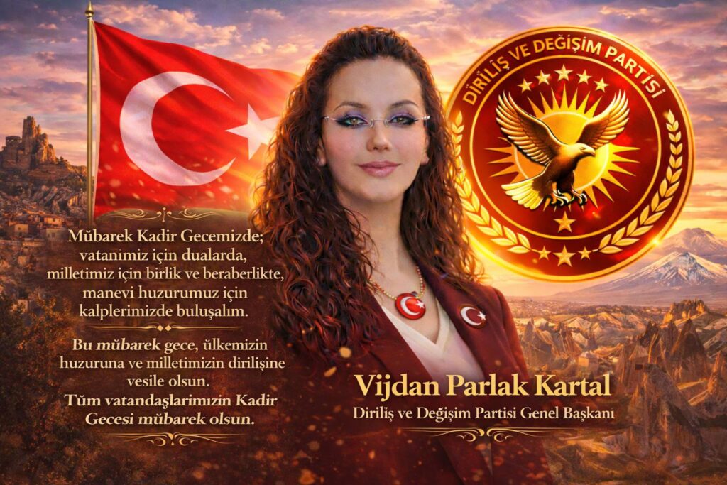 Genel Başkan Vijdan  Parlak  Kartal ” Bu milletin umudu yeniden doğacak  “