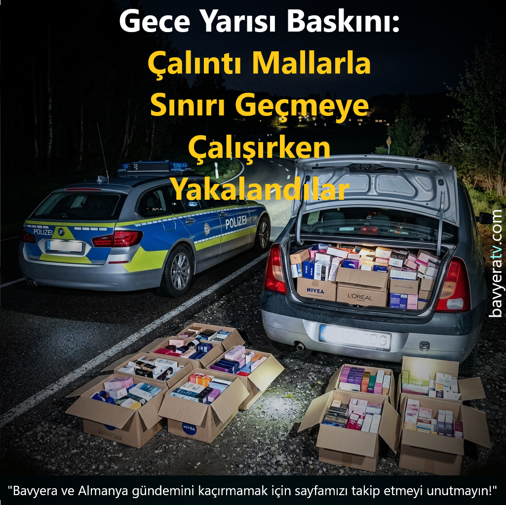 Gece Yarısı Operasyonu: Çalıntı Mallarla Sınırda Yakalandılar