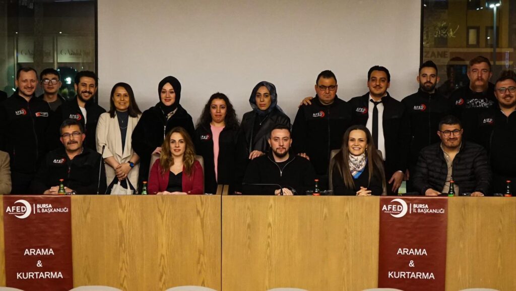 AFED BURSA İL BAŞKANLIĞI’NDAN BİRLİK VE DAYANIŞMA MESAJI..!!