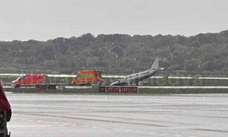 Hamburg Havalimanı’nda uçak kazası sonrası uçuşlar durduruldu