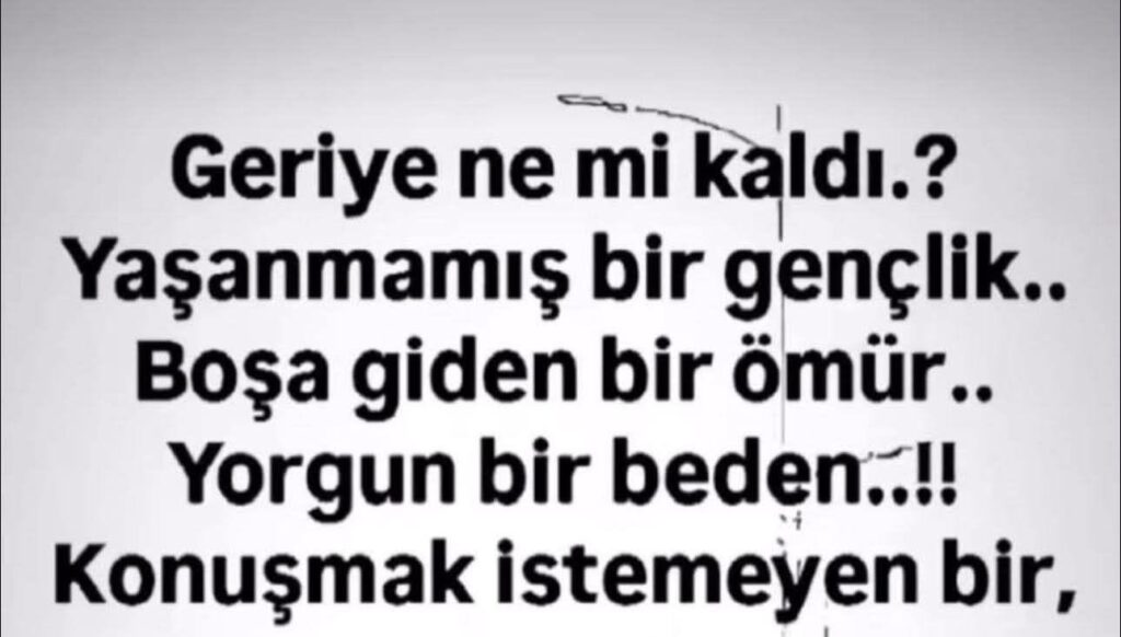 GERİYE KİM KALIR ?