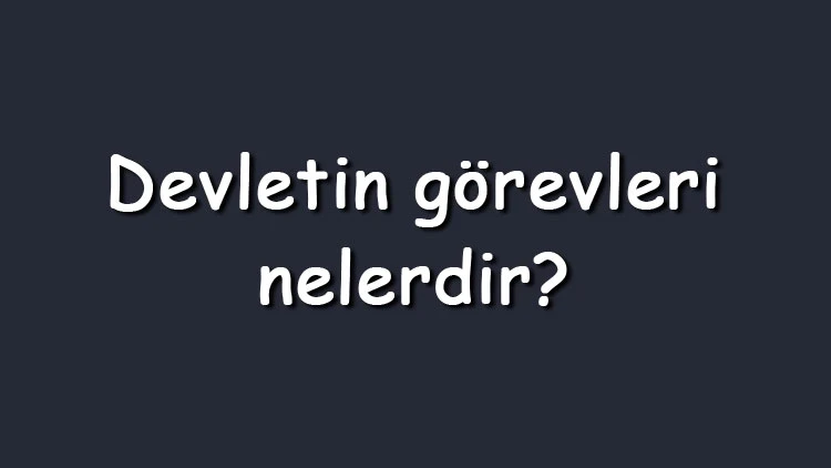 EĞİTİM DEVLETİN TEMEL GÖREVİDİR!