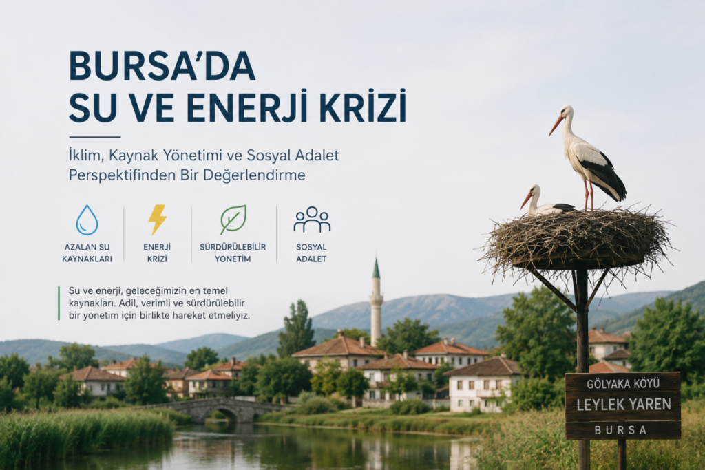 Bursa’nın Sessiz Tehlikesi: Su ve Enerji Krizi Kapıda mı?