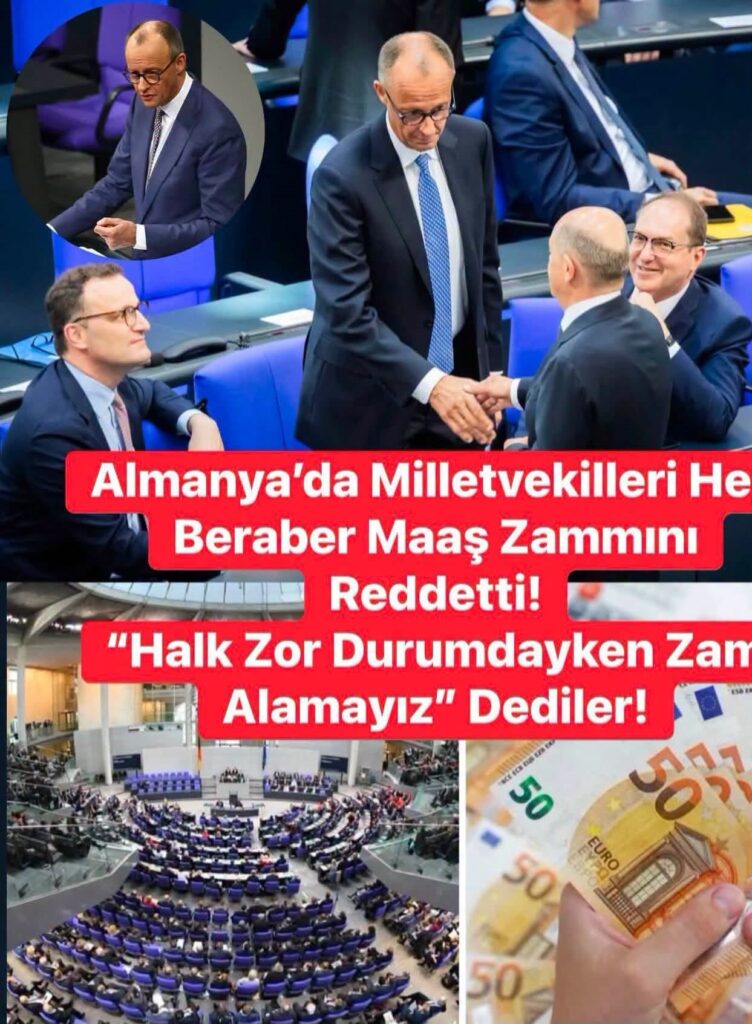 Almanya’da Milletvekillerinden Dikkat Çeken Karar: Maaş Zammını Reddettiler