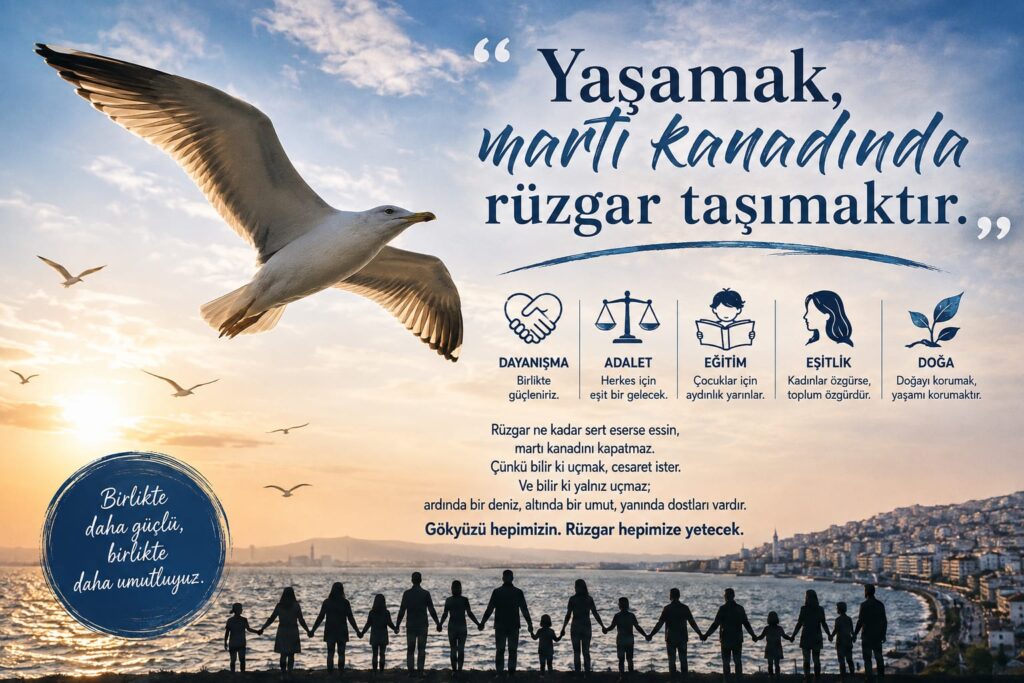 YAŞAMAK, MARTI KANADINDA RÜZGÂR TAŞIMAKTIR