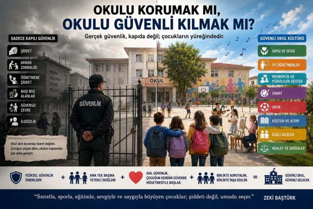 OKULU KORUMAK MI, OKULU GÜVENLİ KILMAK MI?