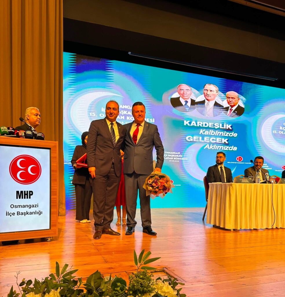 MHP Osmangazi’de görev değişimi: Kerim Gürsel Çelebi’den kapsamlı veda mesajı