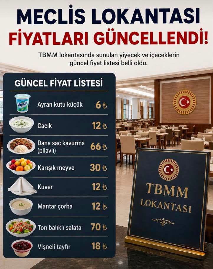 Halk Lokantası, Kent Lokantası Kapatılsın; Yerine Meclis Lokantası, TBMM Lokantası Açılsın