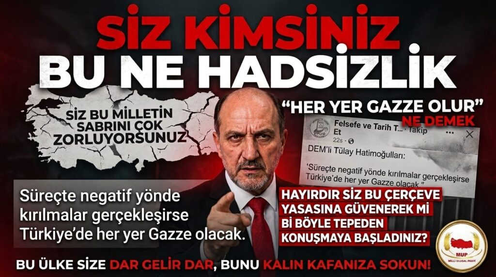 Mehmet Taşdemir’den Tülay Hatimoğulları’nın Açıklamalarına Sert Tepki: “Siyaset Tehdit Diliyle Yapılamaz”