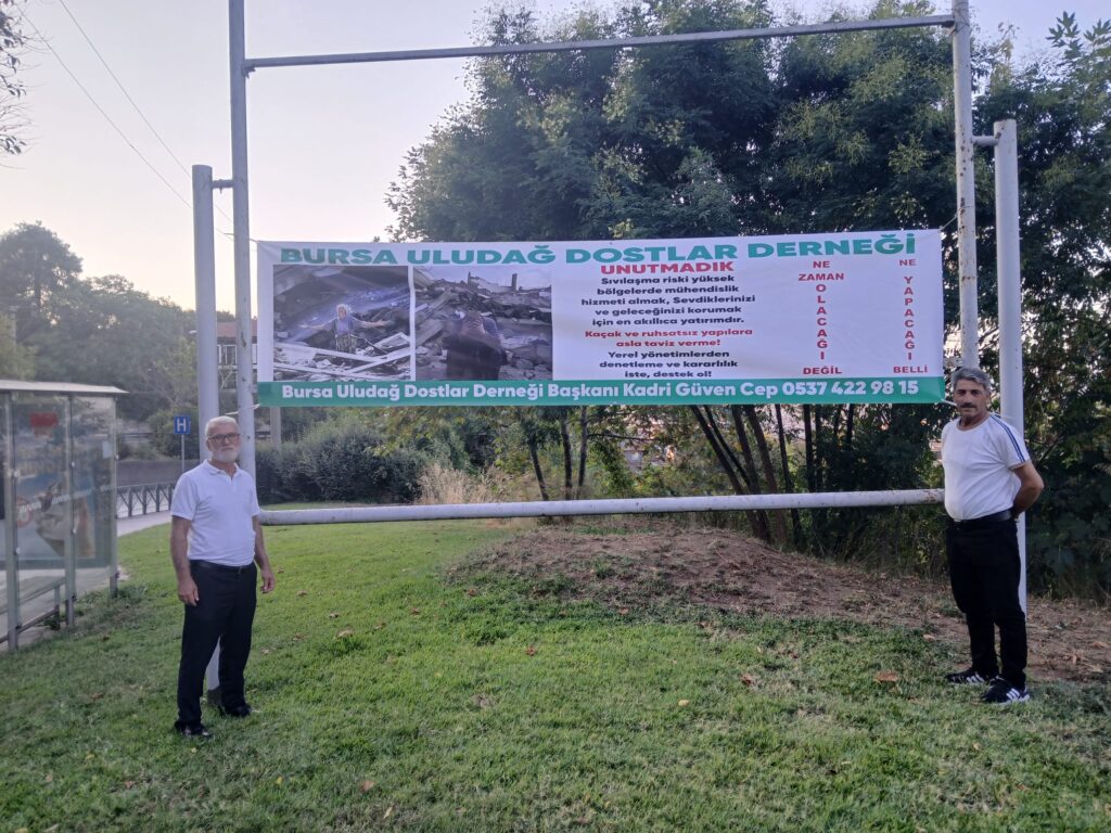 Bursa’da Deprem Gerçeğine Karşı “UNUTMADIK” Çağrısı